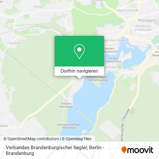 Verbandes Brandenburgischer Segler Karte