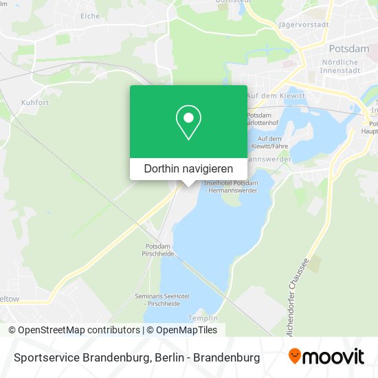 Sportservice Brandenburg Karte