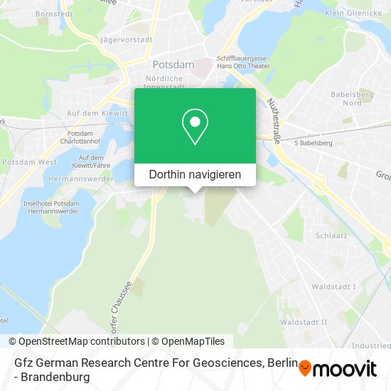Gfz German Research Centre For Geosciences Karte