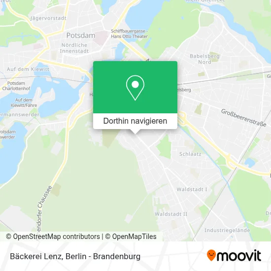 Bäckerei Lenz Karte