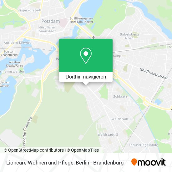 Lioncare Wohnen und Pflege Karte
