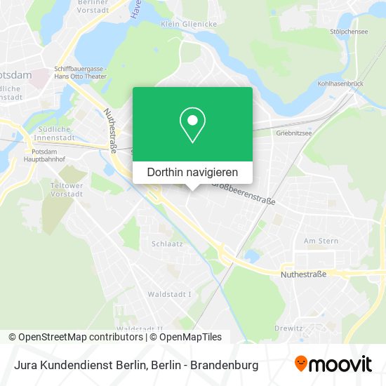 Jura Kundendienst Berlin Karte