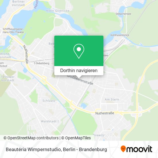 Beautéria Wimpernstudio Karte
