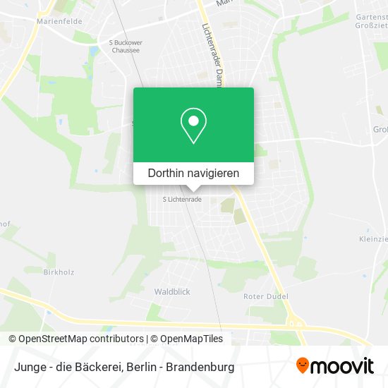Junge - die Bäckerei Karte
