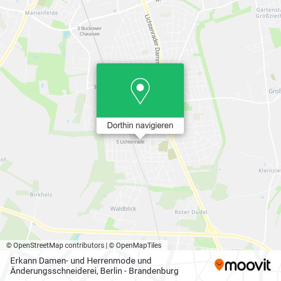 Erkann Damen- und Herrenmode und Änderungsschneiderei Karte