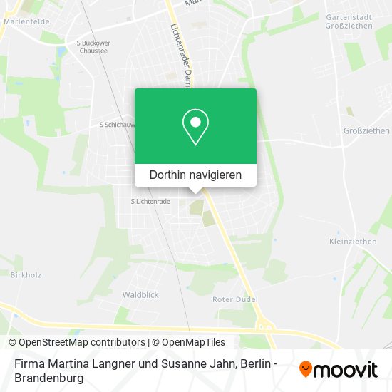 Firma Martina Langner und Susanne Jahn Karte