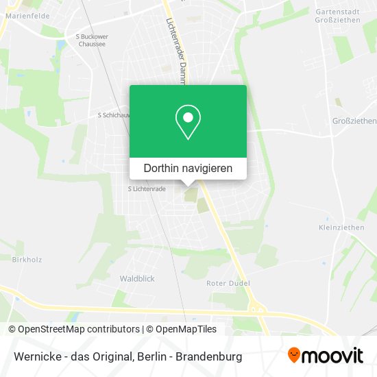 Wernicke - das Original Karte