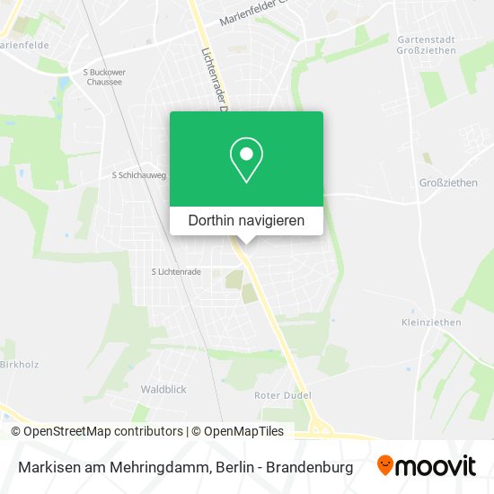 Markisen am Mehringdamm Karte