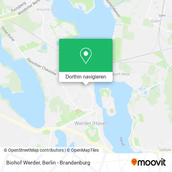 Biohof Werder Karte