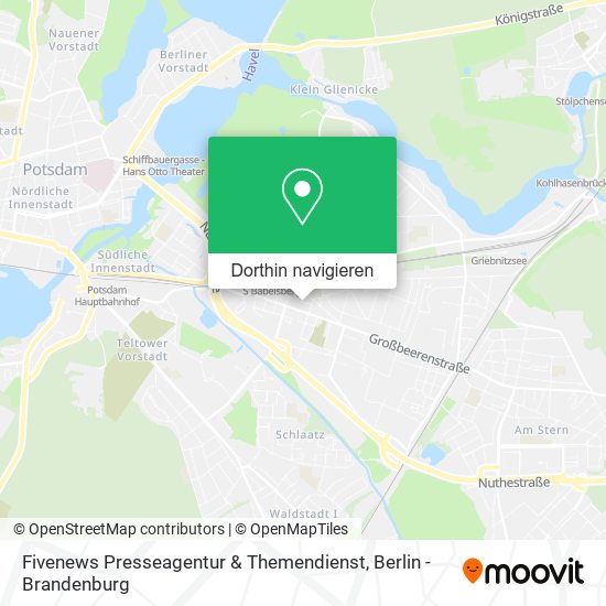 Fivenews Presseagentur & Themendienst Karte