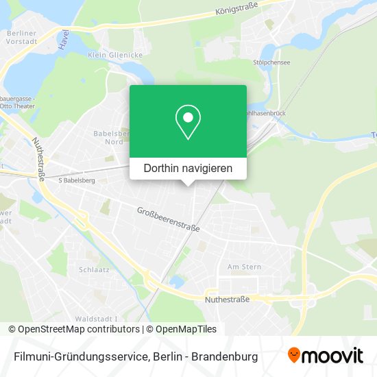 Filmuni-Gründungsservice Karte