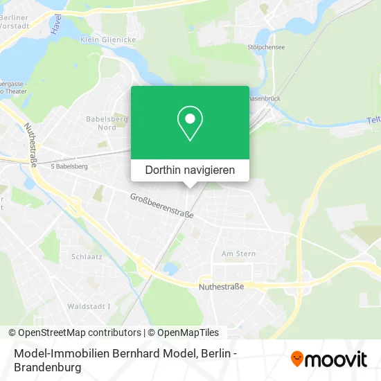 Model-Immobilien Bernhard Model Karte