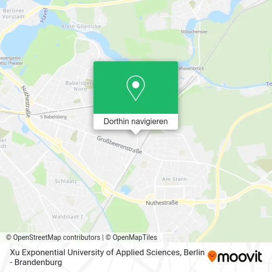 Xu Exponential University of Applied Sciences Karte