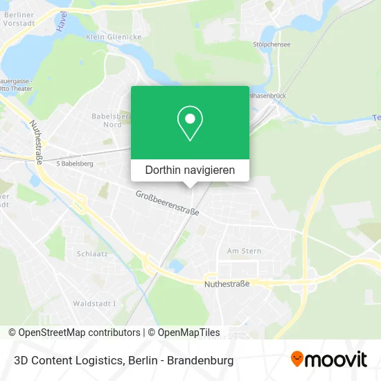 3D Content Logistics Karte