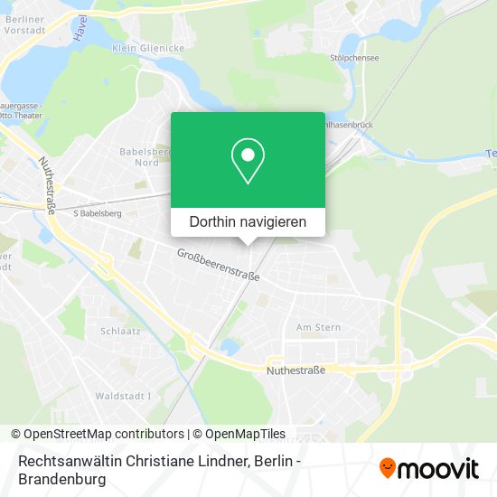Rechtsanwältin Christiane Lindner Karte