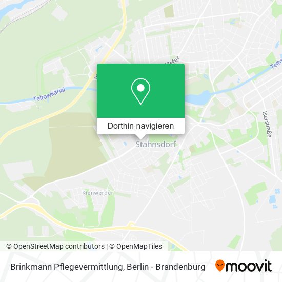 Brinkmann Pflegevermittlung Karte