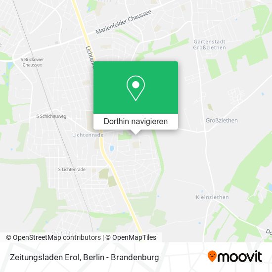 Zeitungsladen Erol Karte