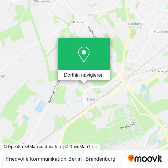Friedvolle Kommunikation Karte