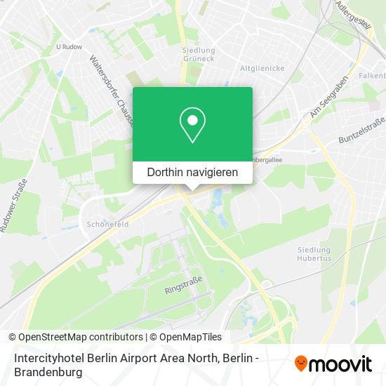 Intercityhotel Berlin Airport Area North Karte