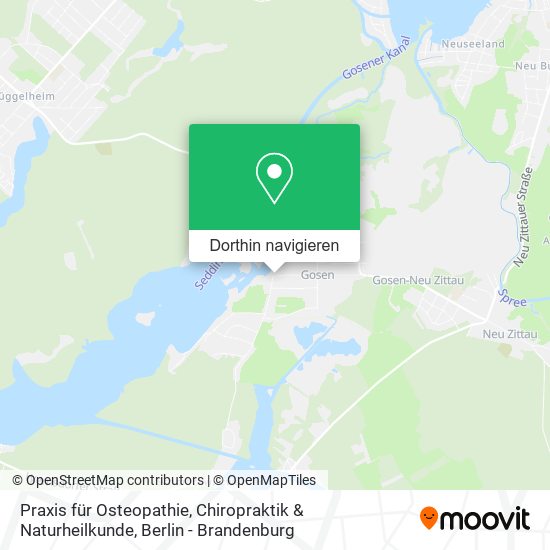 Praxis für Osteopathie, Chiropraktik & Naturheilkunde Karte