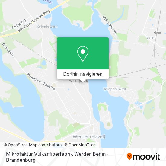 Mikrofaktur Vulkanfiberfabrik Werder Karte