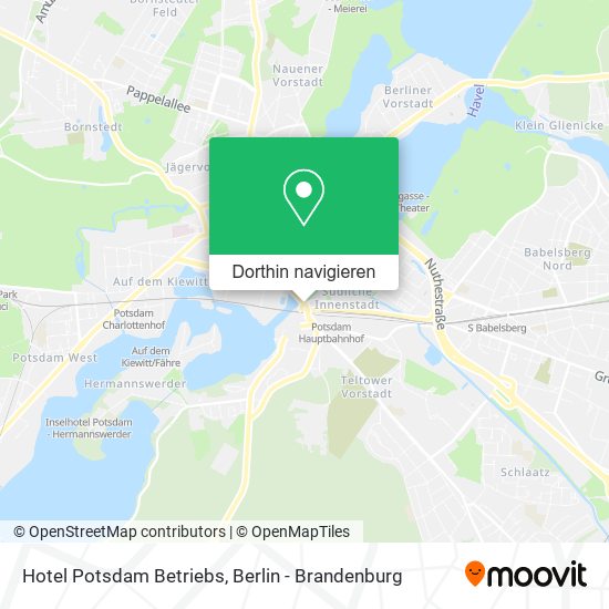 Hotel Potsdam Betriebs Karte