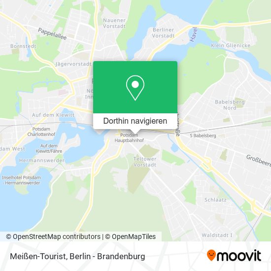 Meißen-Tourist Karte