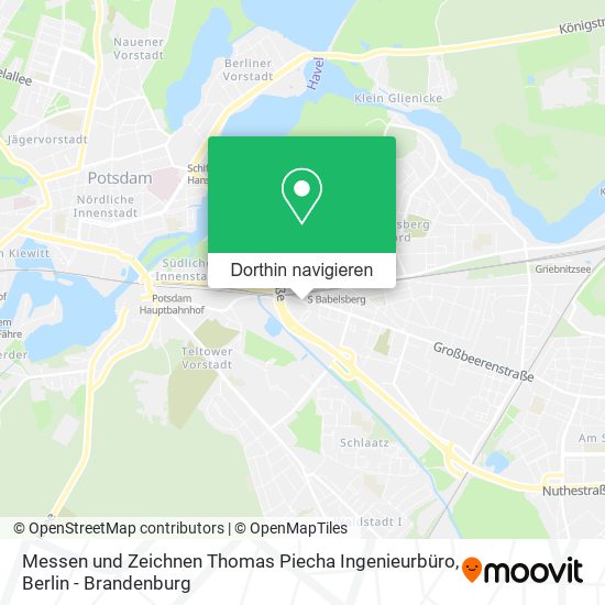 Messen und Zeichnen Thomas Piecha Ingenieurbüro Karte
