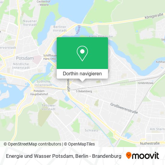 Energie und Wasser Potsdam Karte