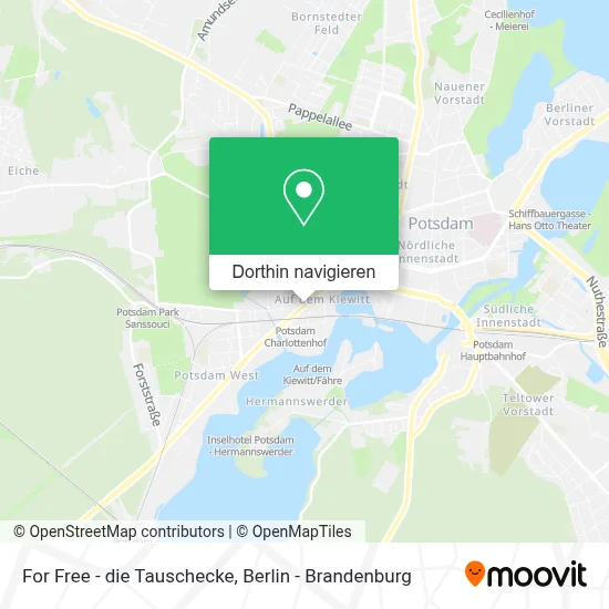 For Free - die Tauschecke Karte