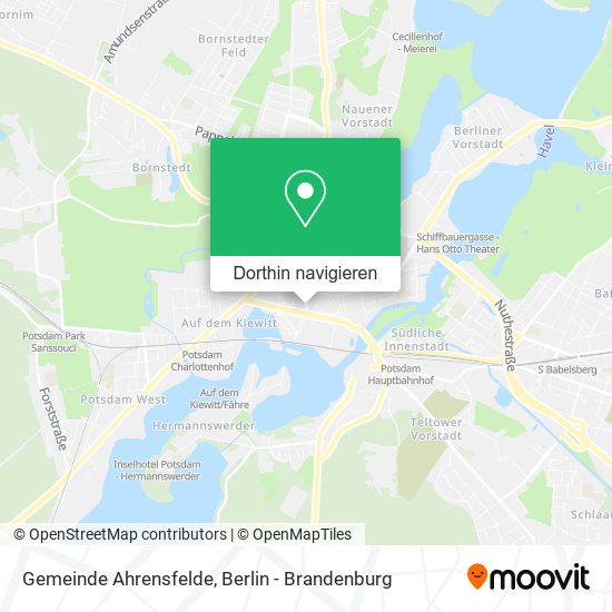 Gemeinde Ahrensfelde Karte