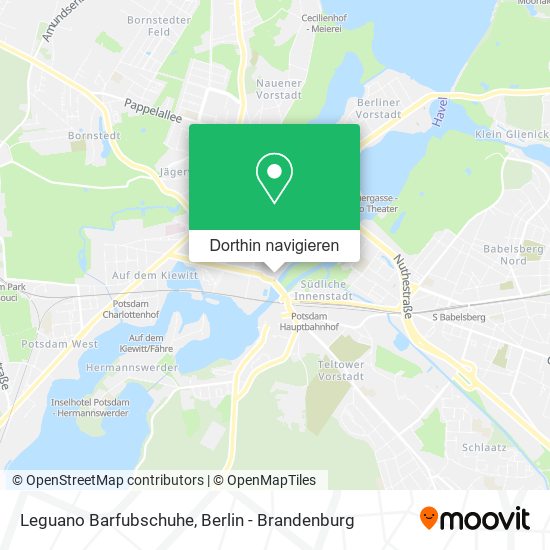 Leguano Barfubschuhe Karte