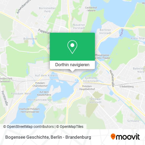 Bogensee Geschichte Karte