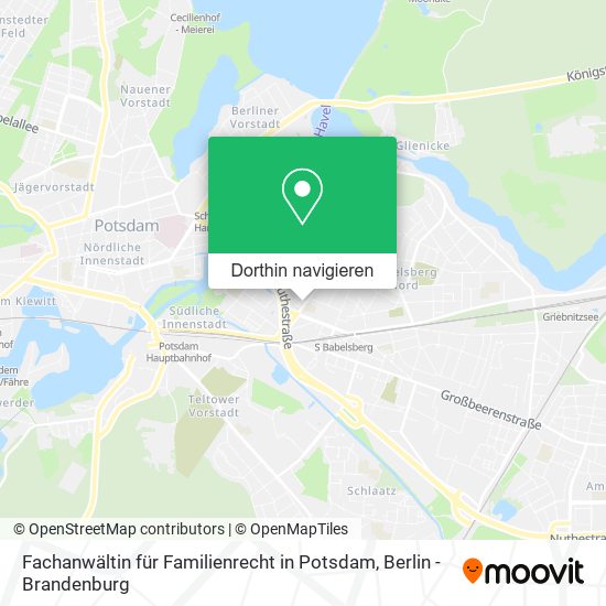 Fachanwältin für Familienrecht in Potsdam Karte