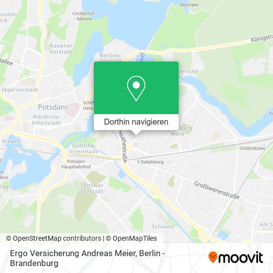 Ergo Versicherung Andreas Meier Karte