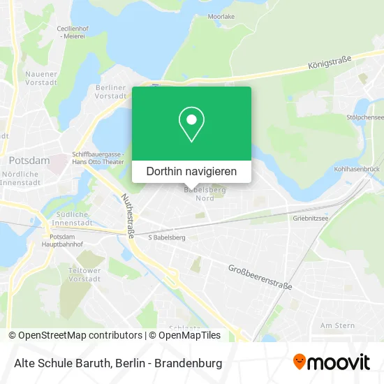 Alte Schule Baruth Karte