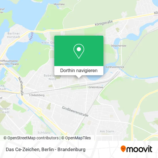 Das Ce-Zeichen Karte