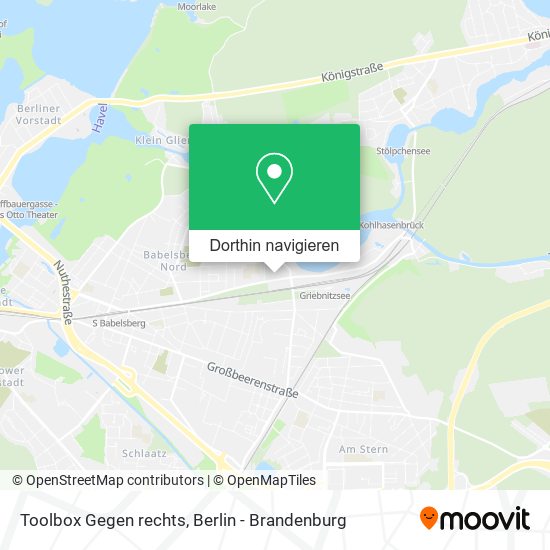 Toolbox Gegen rechts Karte