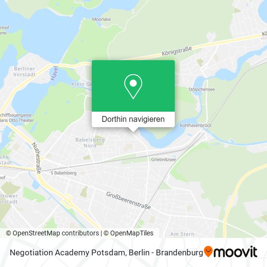 Negotiation Academy Potsdam Karte