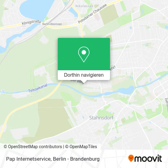 Pap Internetservice Karte