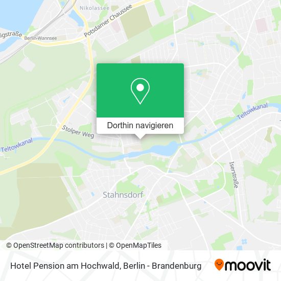 Hotel Pension am Hochwald Karte