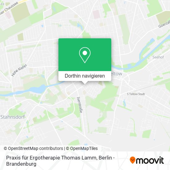 Praxis für Ergotherapie Thomas Lamm Karte