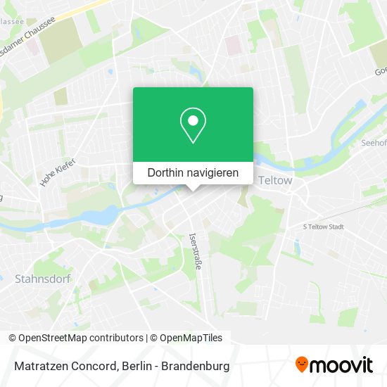 Matratzen Concord Karte