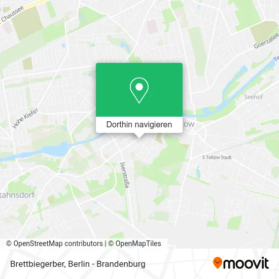 Brettbiegerber Karte