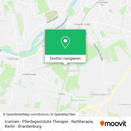 Icamani - Pferdegestützte Therapie - Reittherapie Karte