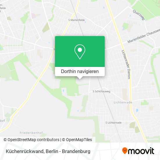 Küchenrückwand Karte