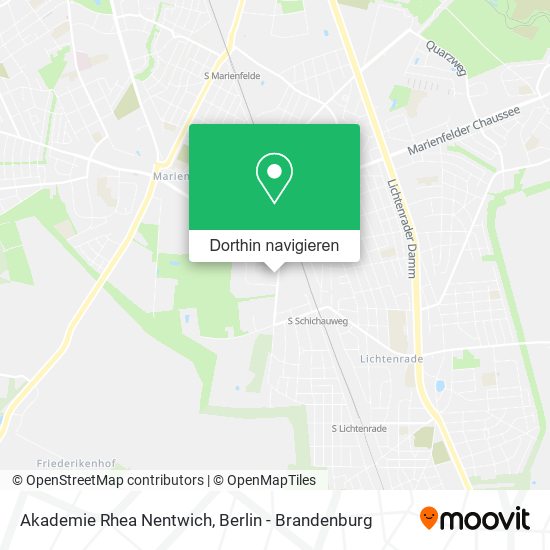 Akademie Rhea Nentwich Karte