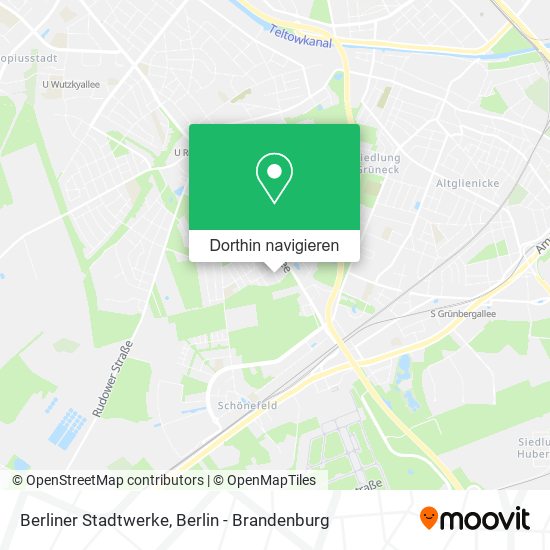 Berliner Stadtwerke Karte
