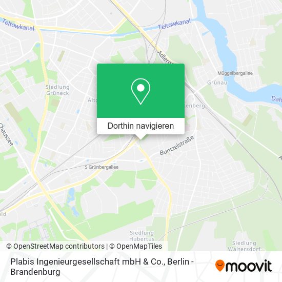Plabis Ingenieurgesellschaft mbH & Co. Karte