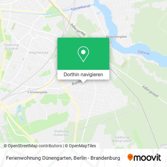 Ferienwohnung Dünengarten Karte